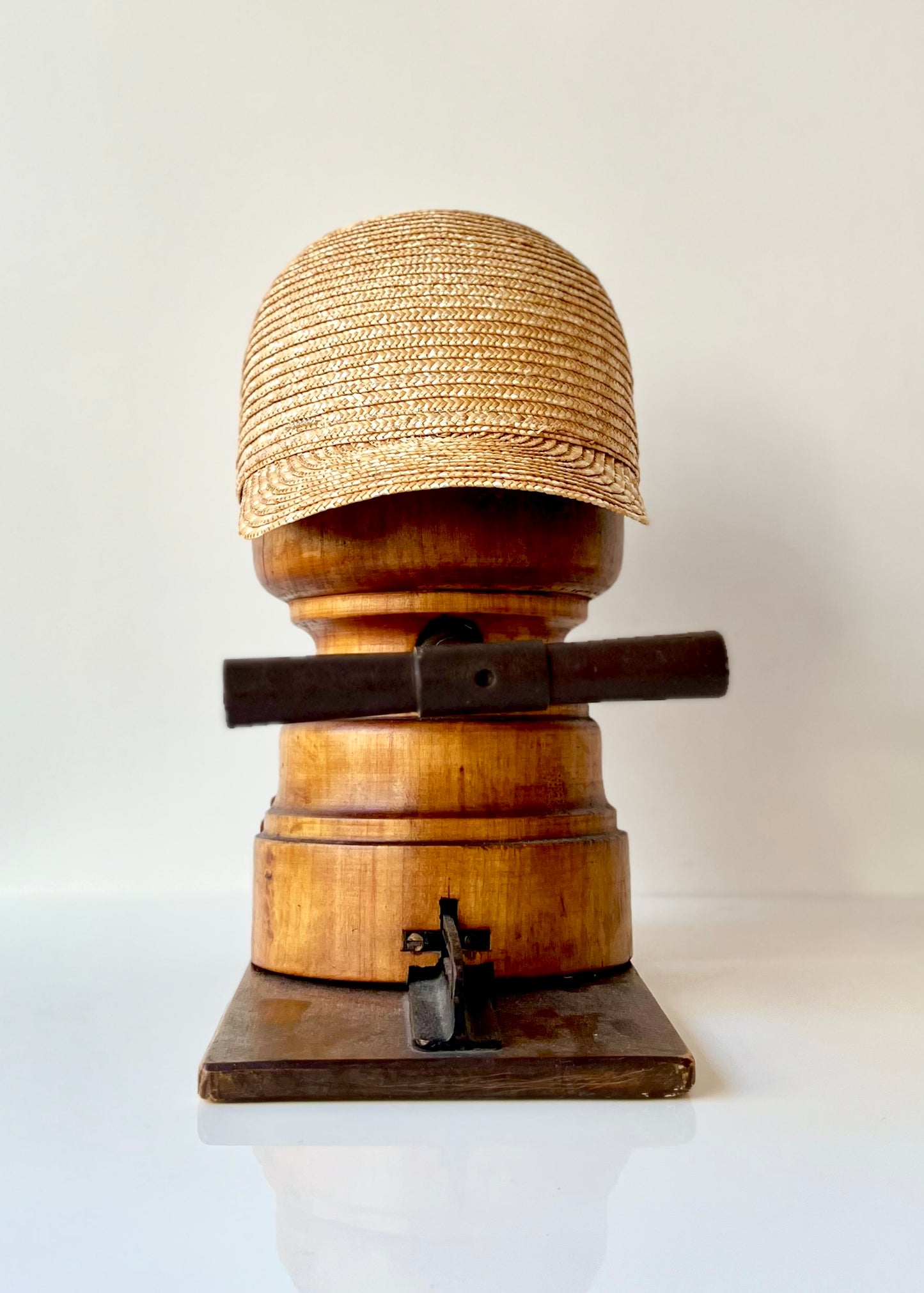 Casquette Babette paille cousue