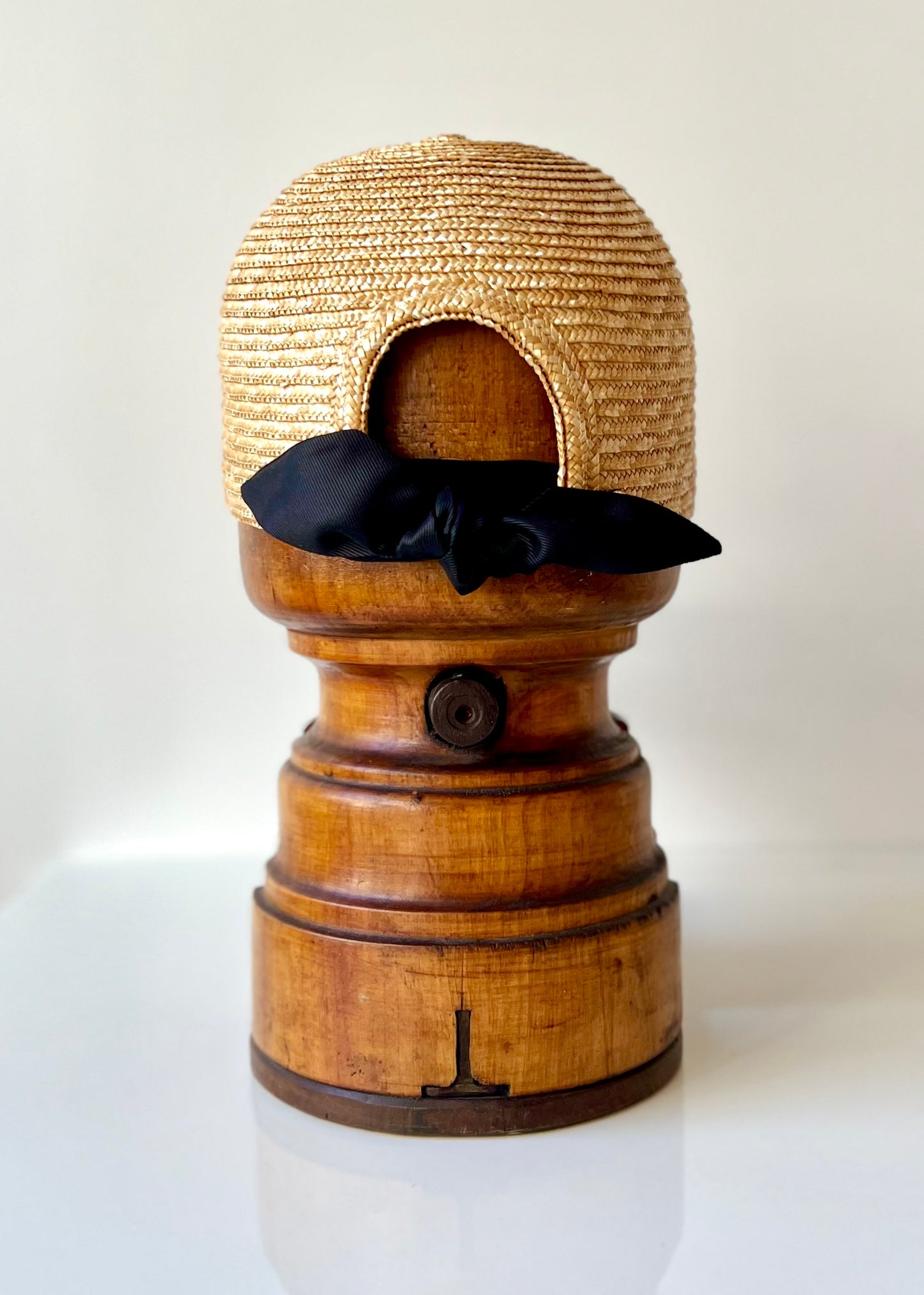 Casquette Babette paille cousue