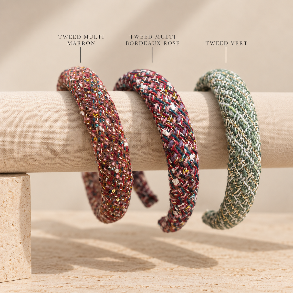 Serre tête FIN Louise Tweed