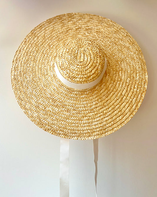 Chapeau plateau paille