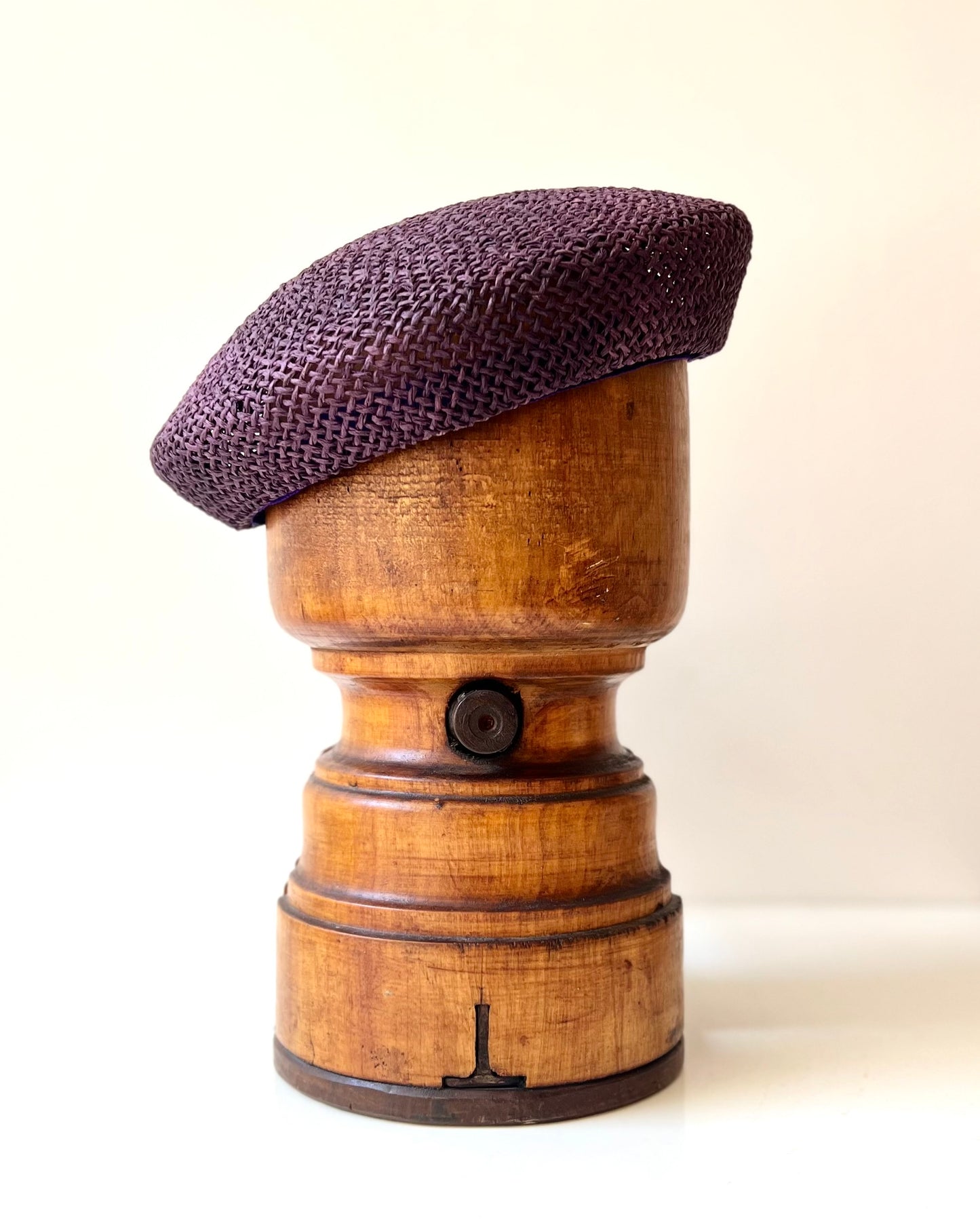 Béret Madeleine violet