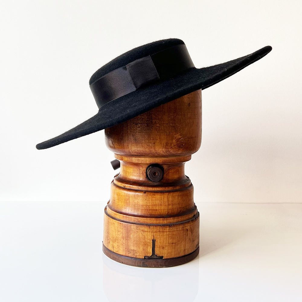 Chapeau Plateau noir
