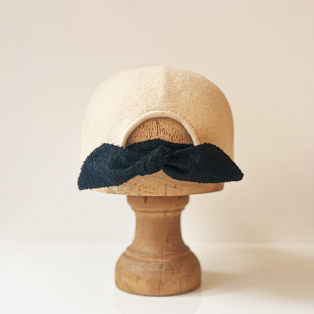 Casquette Babette Beige feutre laine merinos