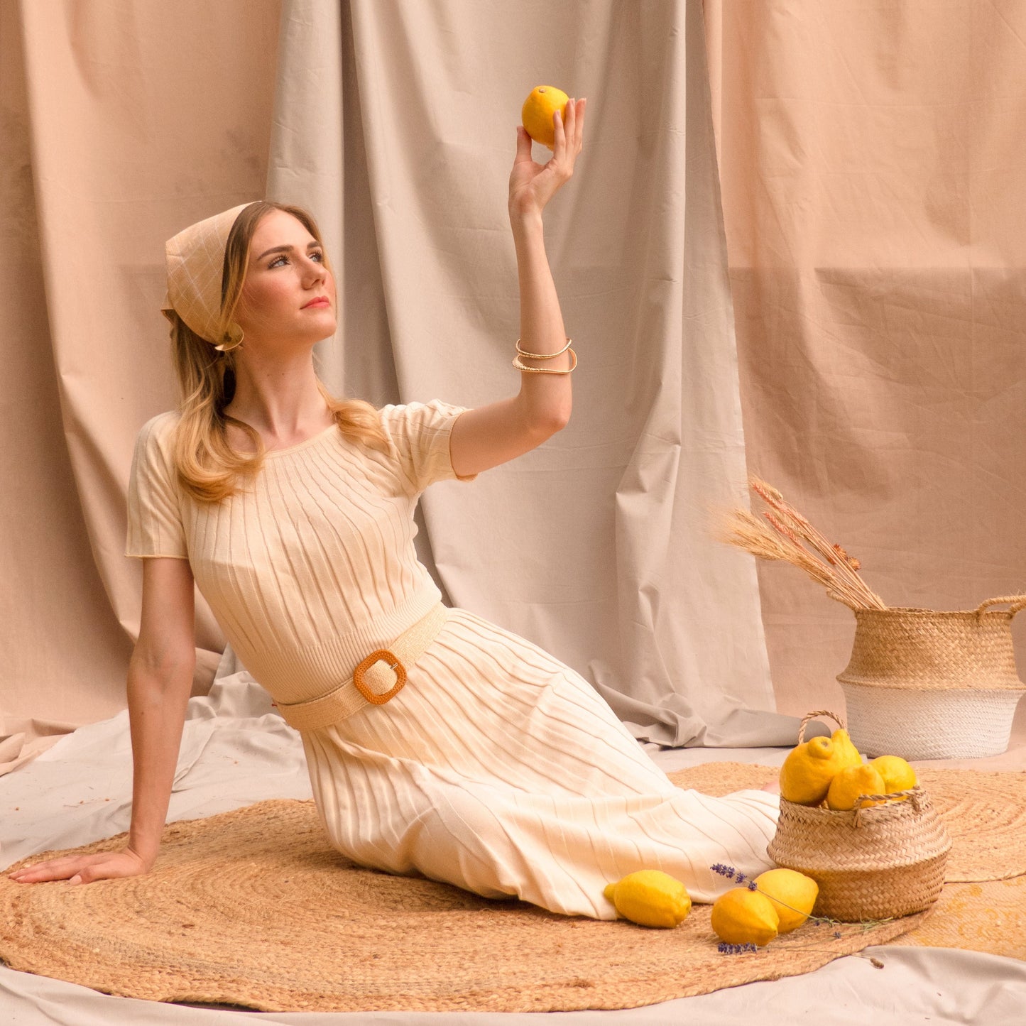 Yvonne lin jaune à carreaux