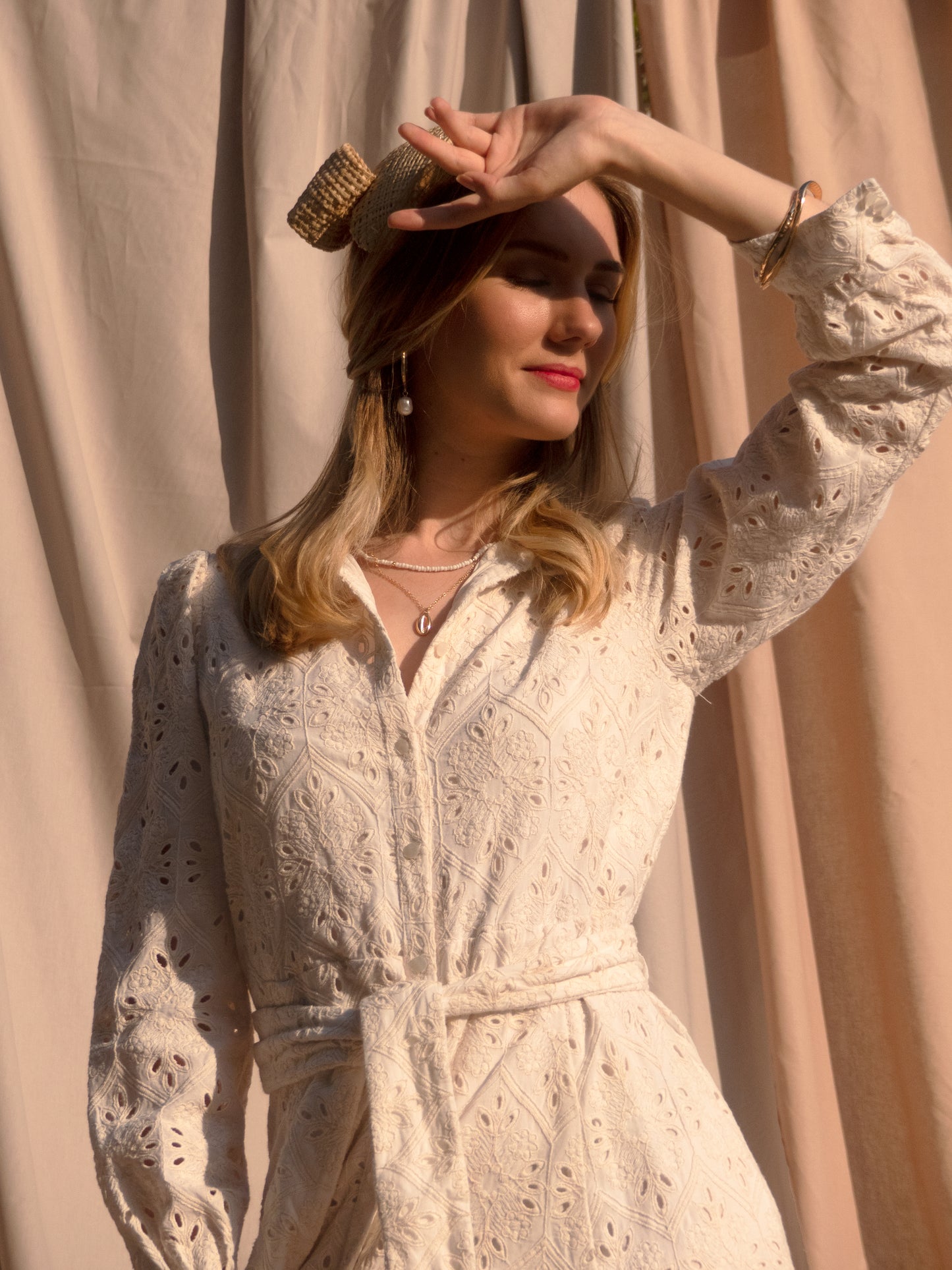 Headband Betty Paille cousue