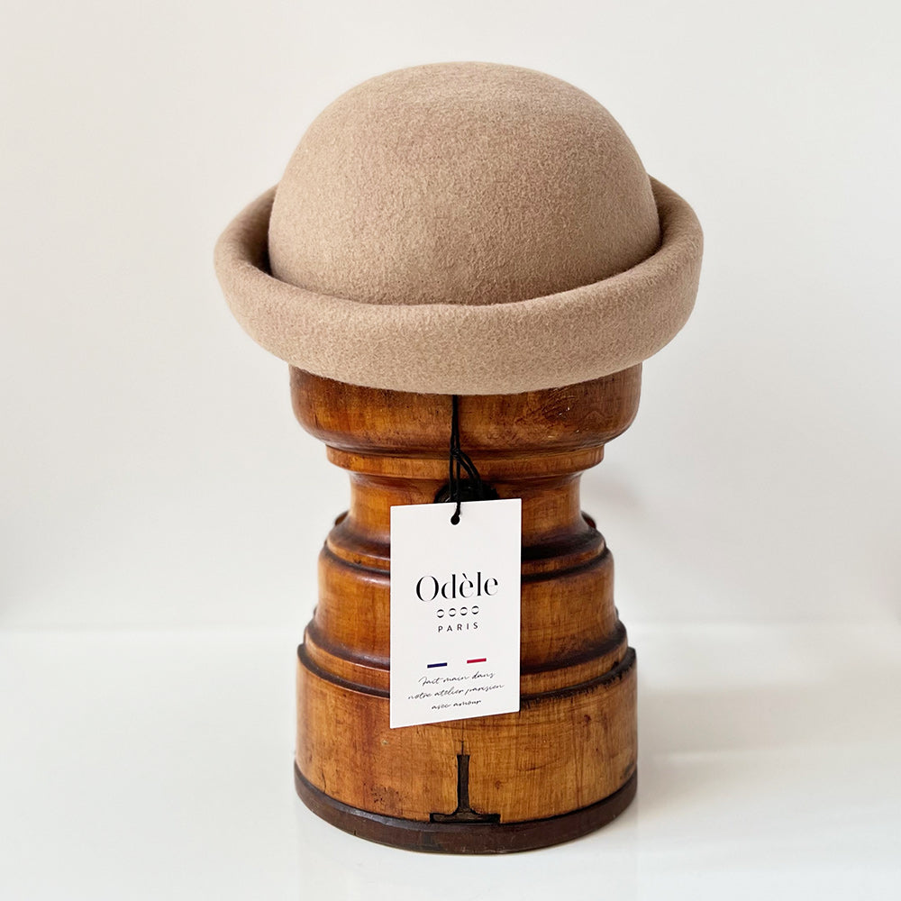 Chapeau Sacha beige sable