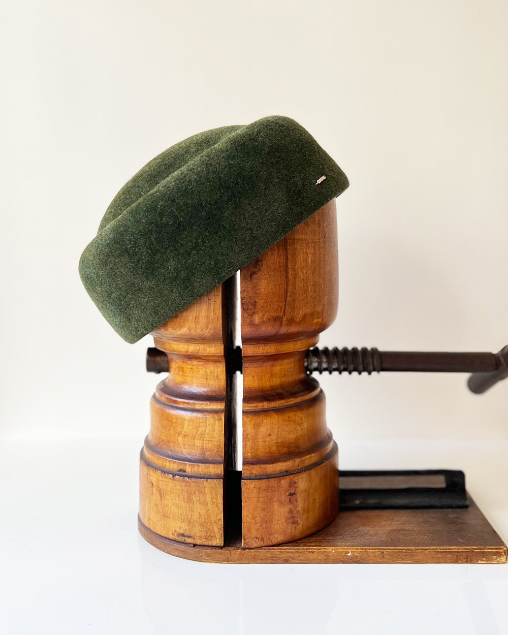 Chapeau Toque Kennedy Feutre lapin kaki