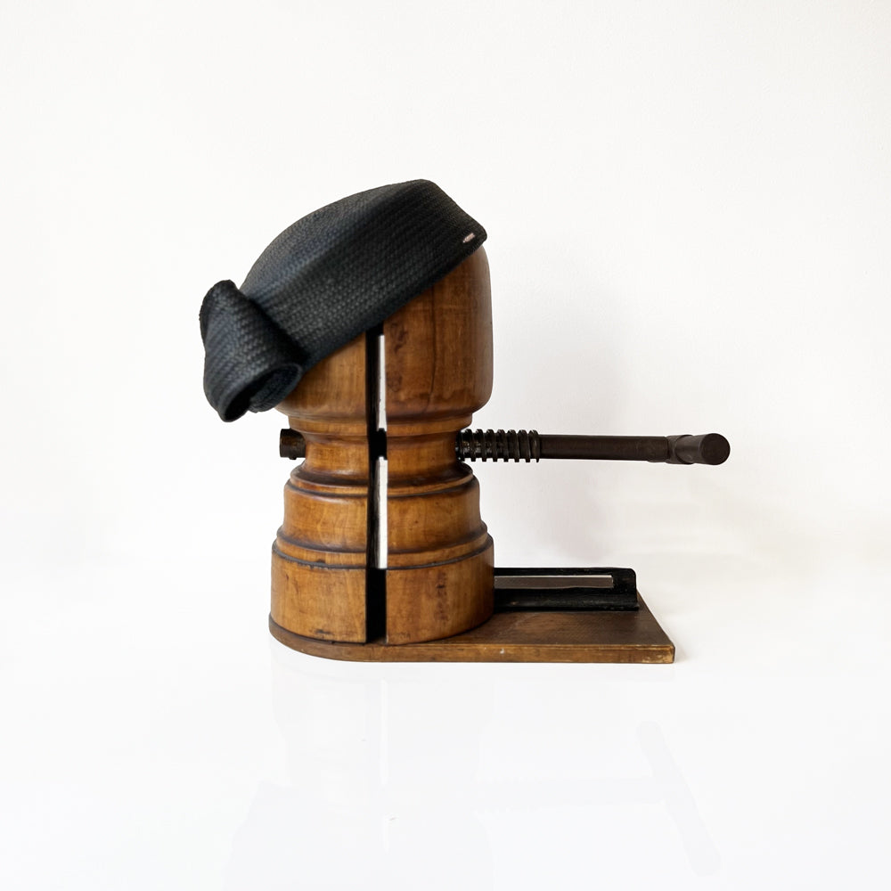 Chapeau Toque Kennedy paille Noire