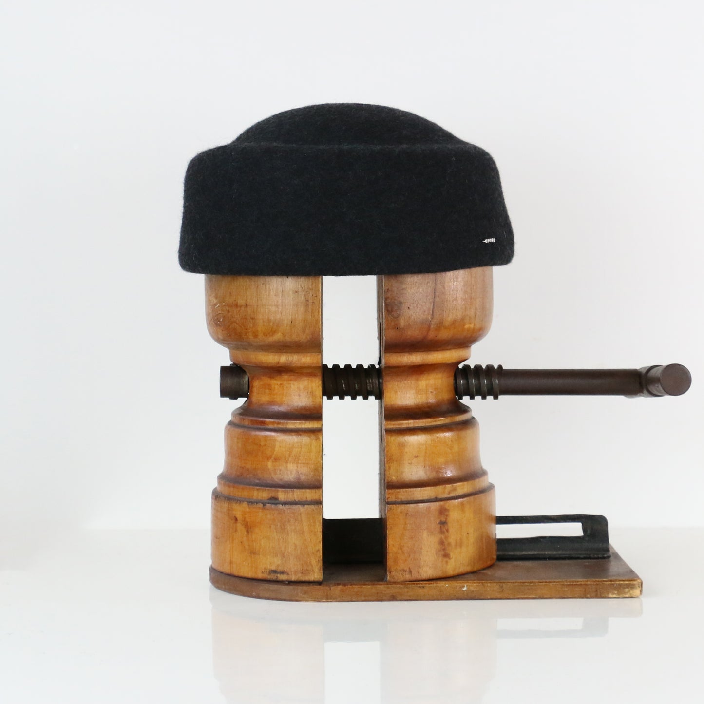 Chapeau Toque Kennedy gris chiné foncé