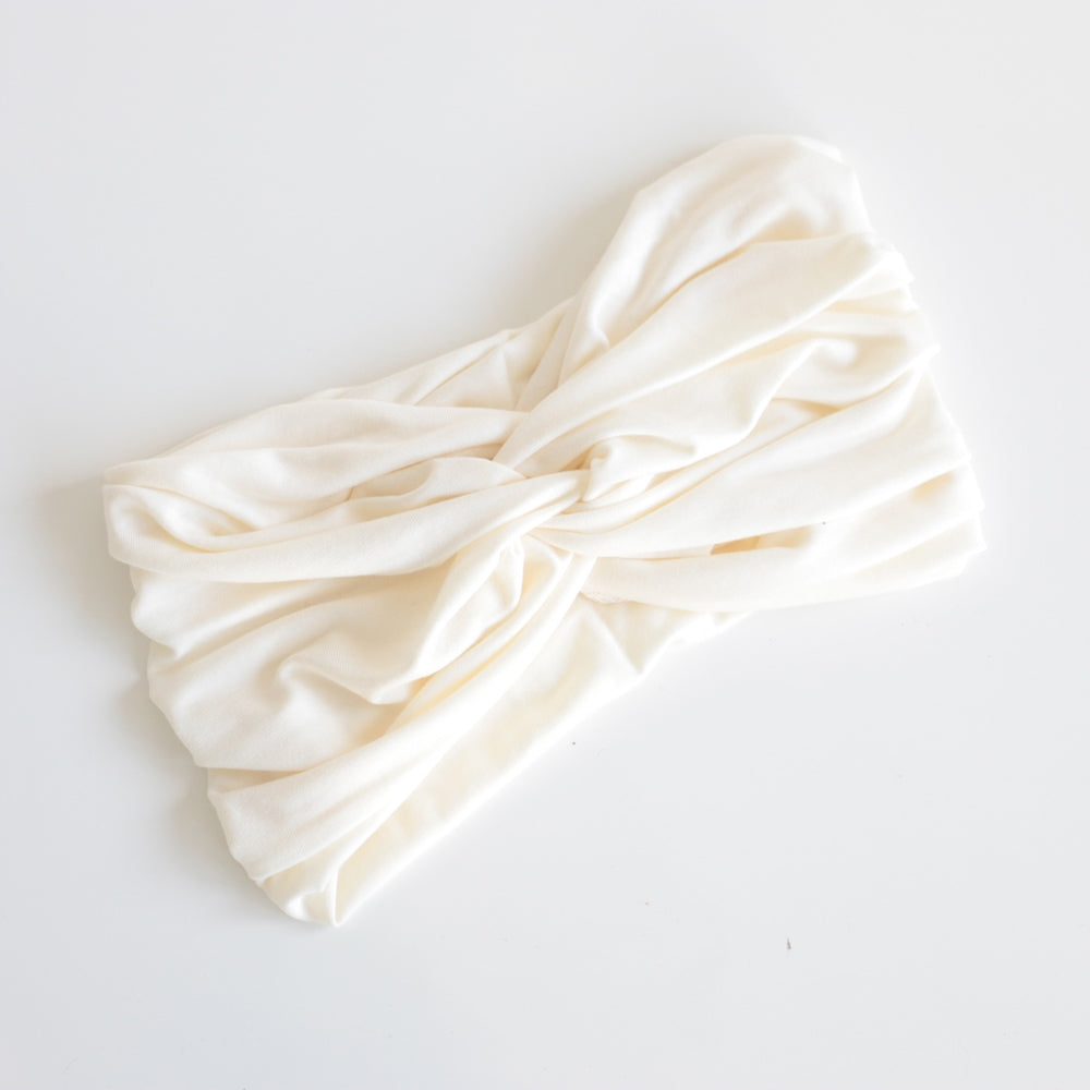 Bandeau turban Louisette Ecru