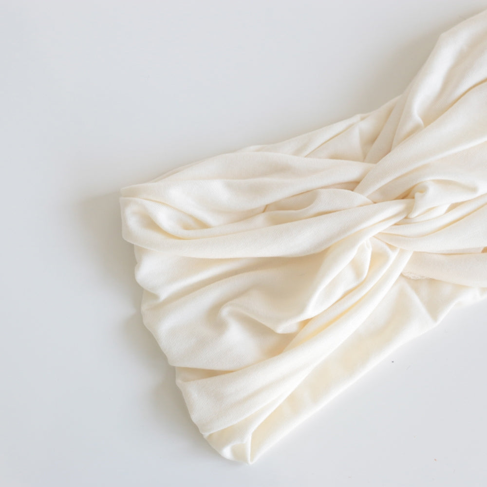 Bandeau turban Louisette Ecru