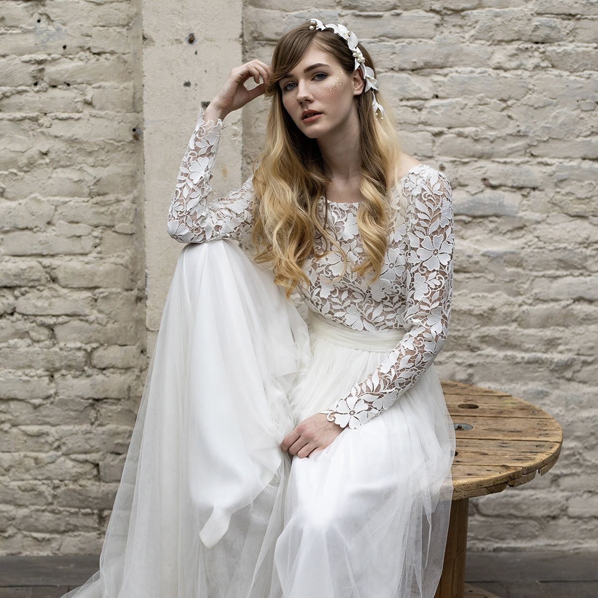 Peigne Cary Blanc - La Mariée