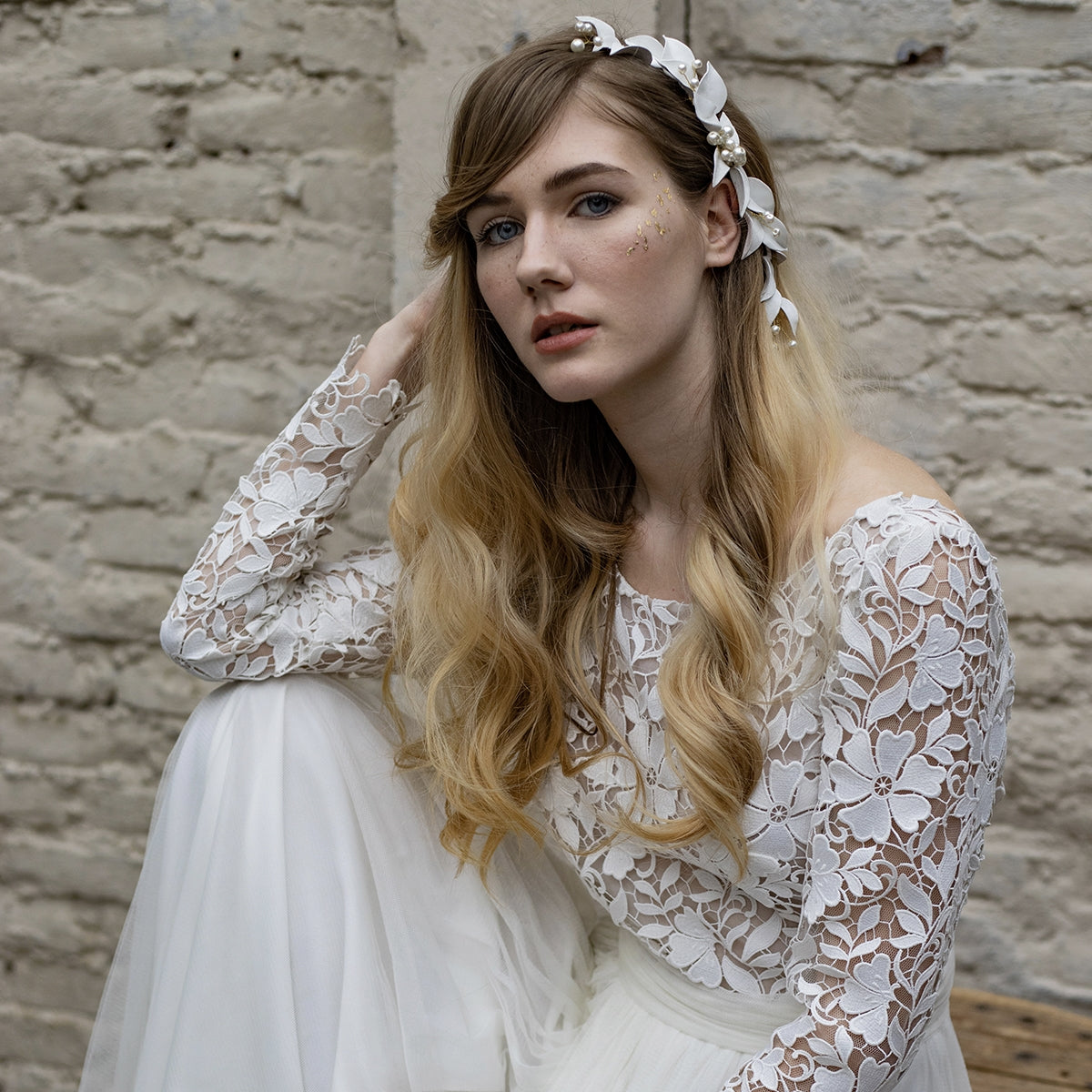 Peigne Cary Blanc - La Mariée