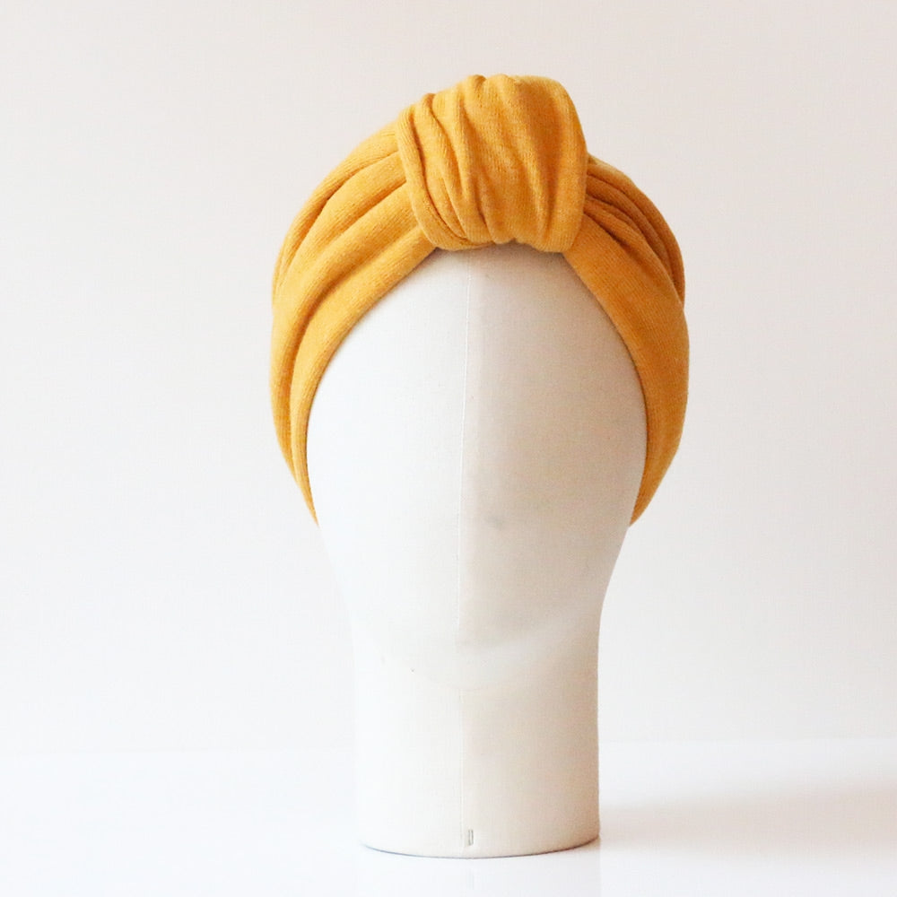 Turban Georgette Moutarde