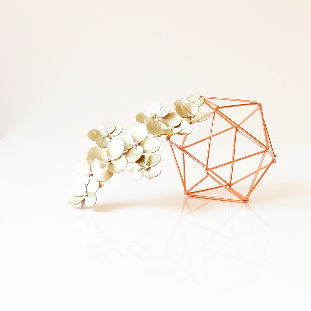 Peigne Daisy Or Platine