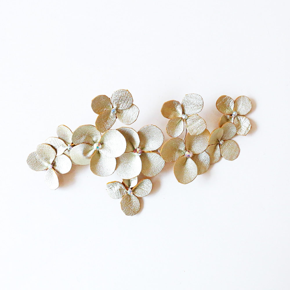 Peigne Daisy Or Platine