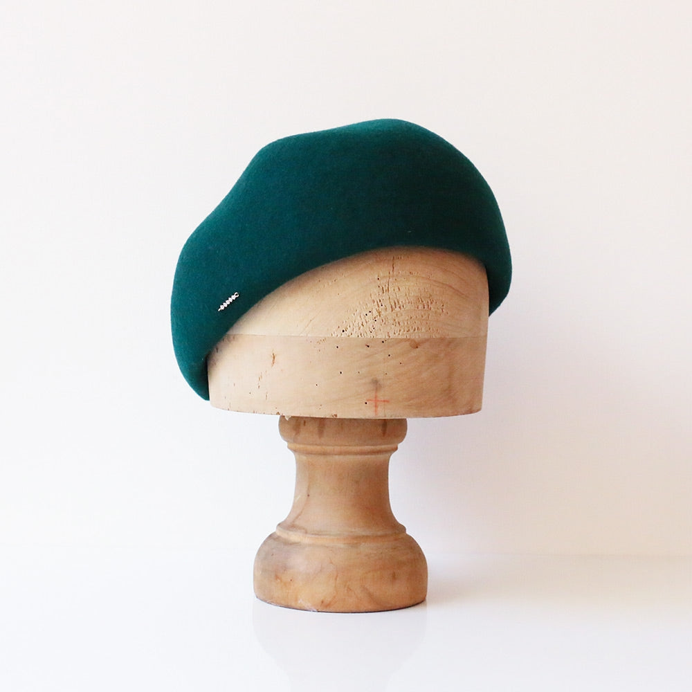 Béret Paris Vert Emeraude