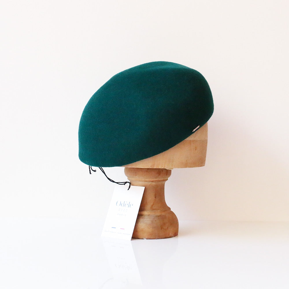 Béret Paris Vert Emeraude