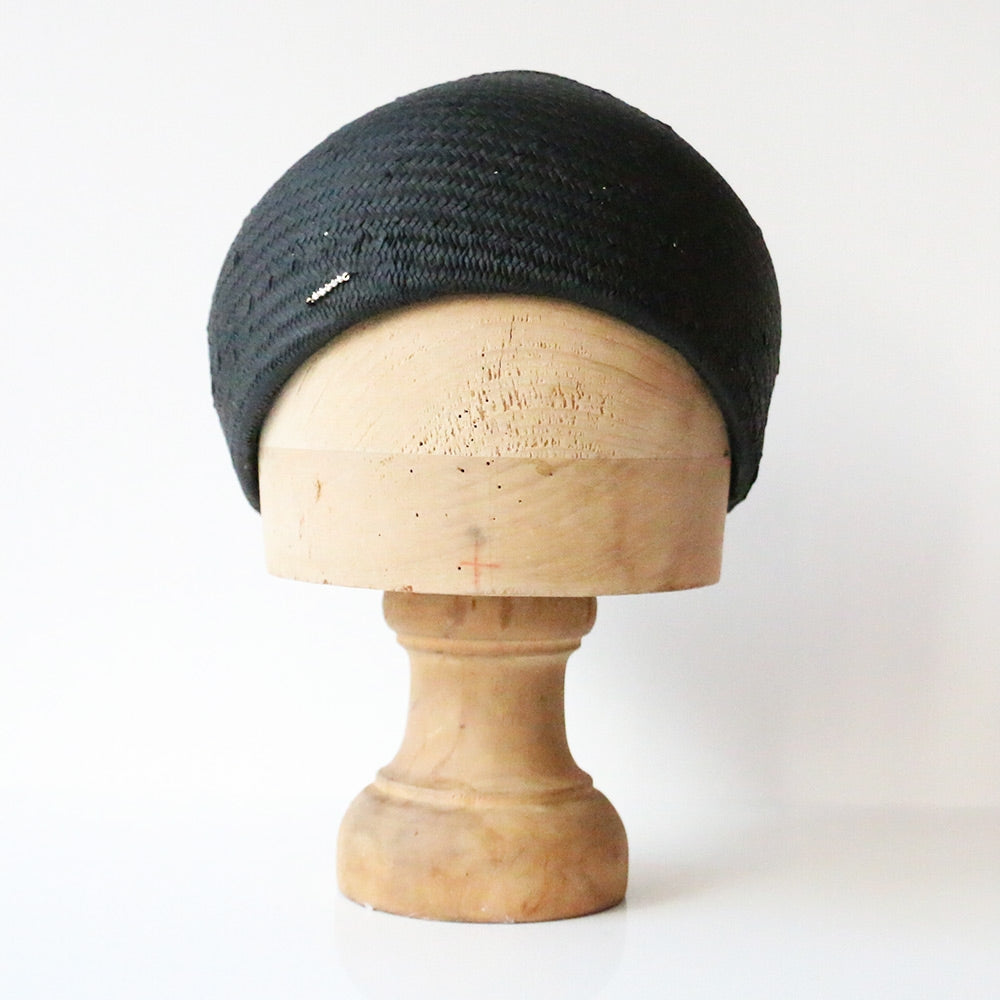 Bandeau Aimée Paille Noire