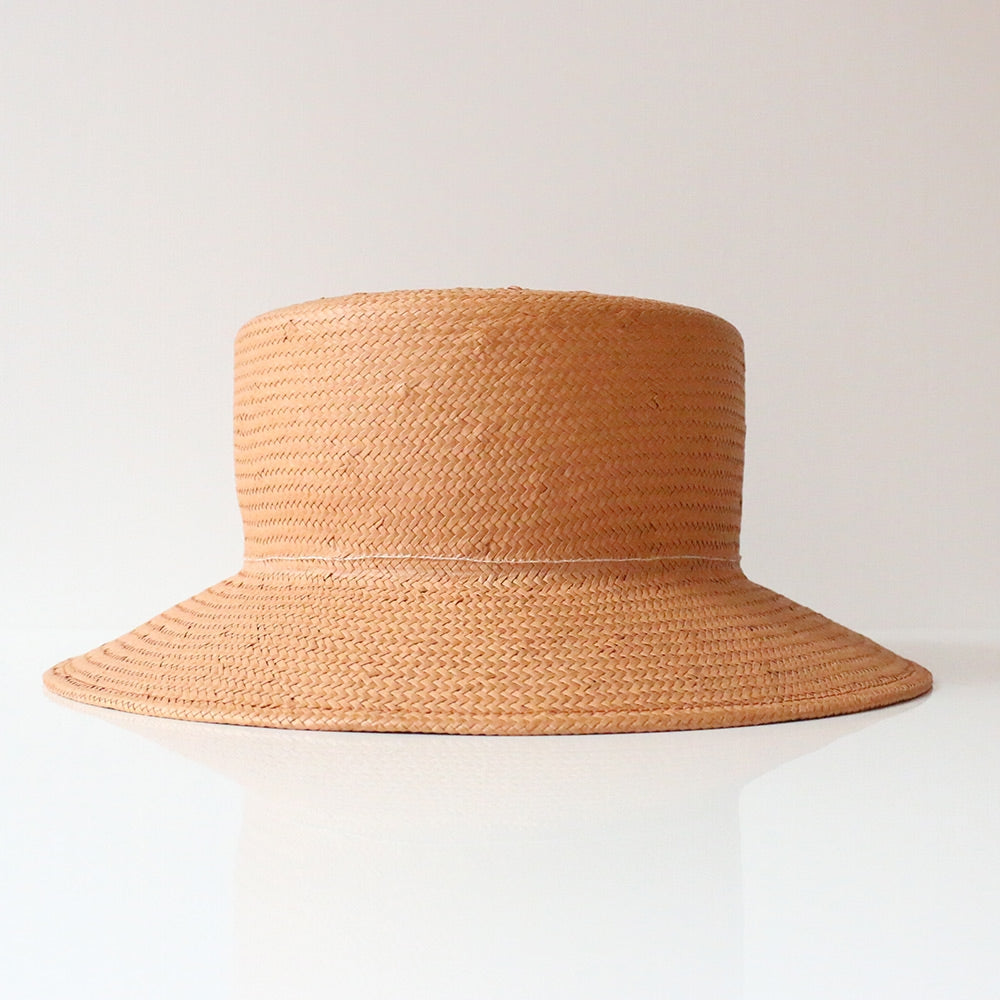 Chapeau Bob Michelle paille camel