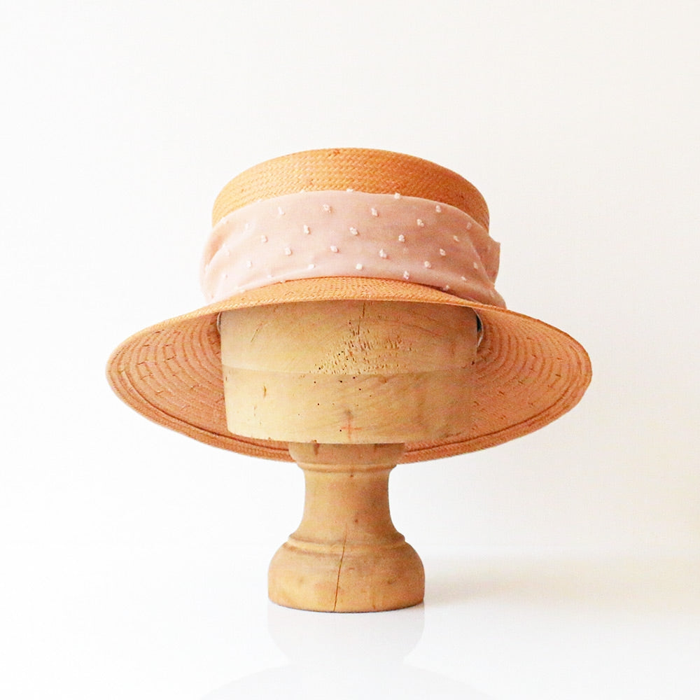 Chapeau Bob Michelle paille camel