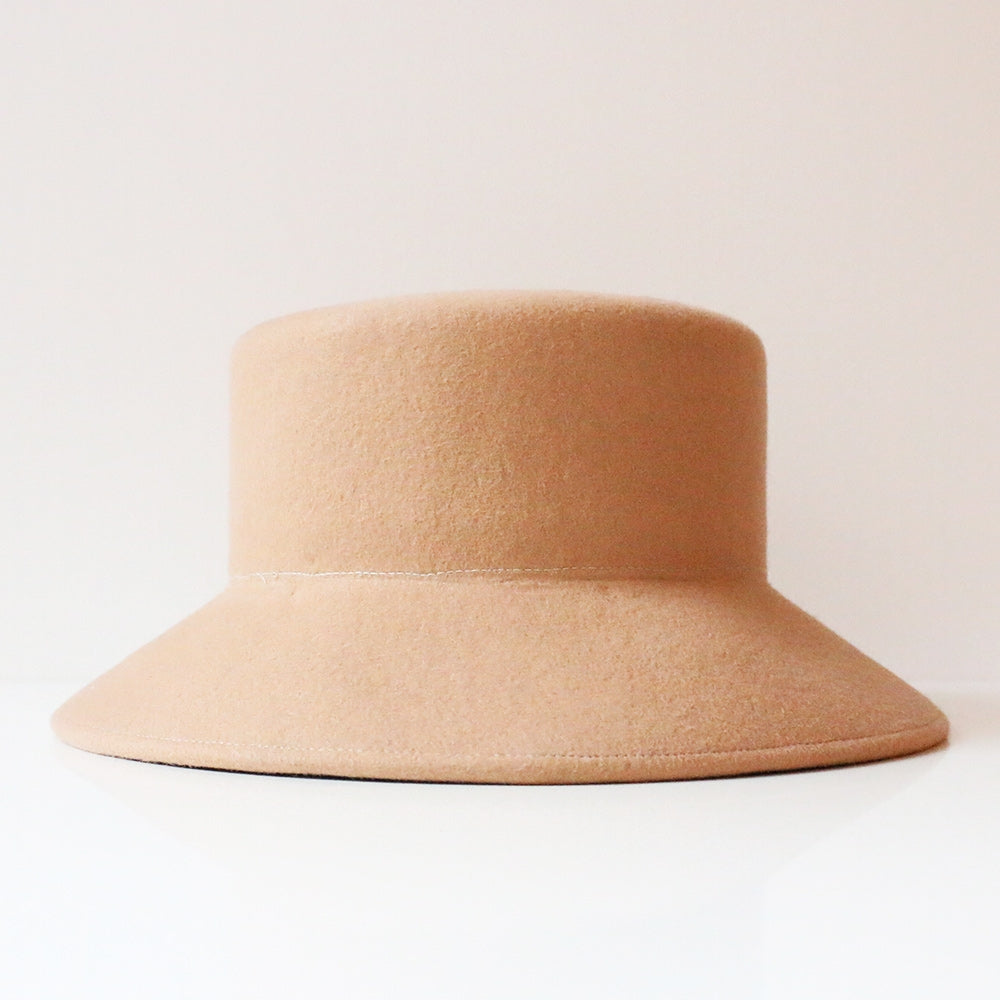 Chapeau cloche Odette Beige