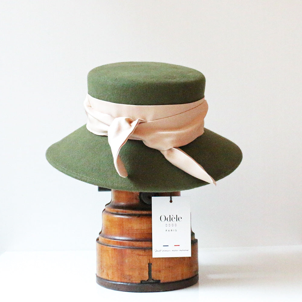 Chapeau cloche Odette Olive