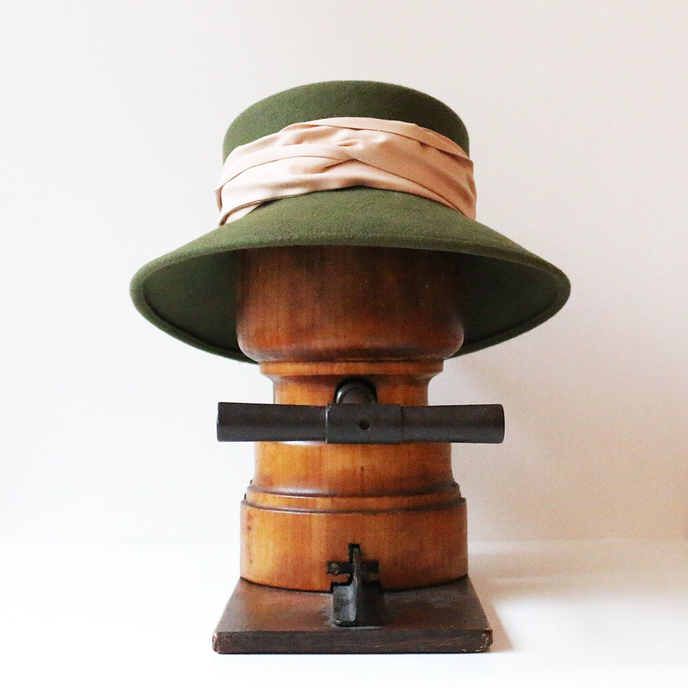 Chapeau cloche Odette Olive