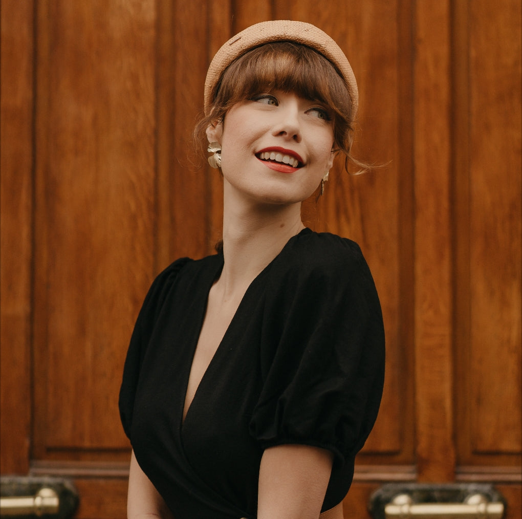 Chapeau Sacha Paille Noir