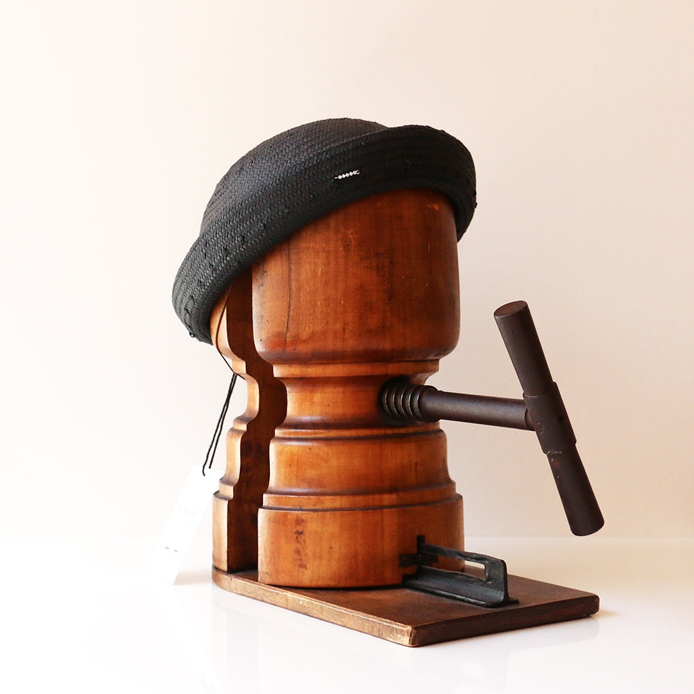 Chapeau Sacha Paille Noir