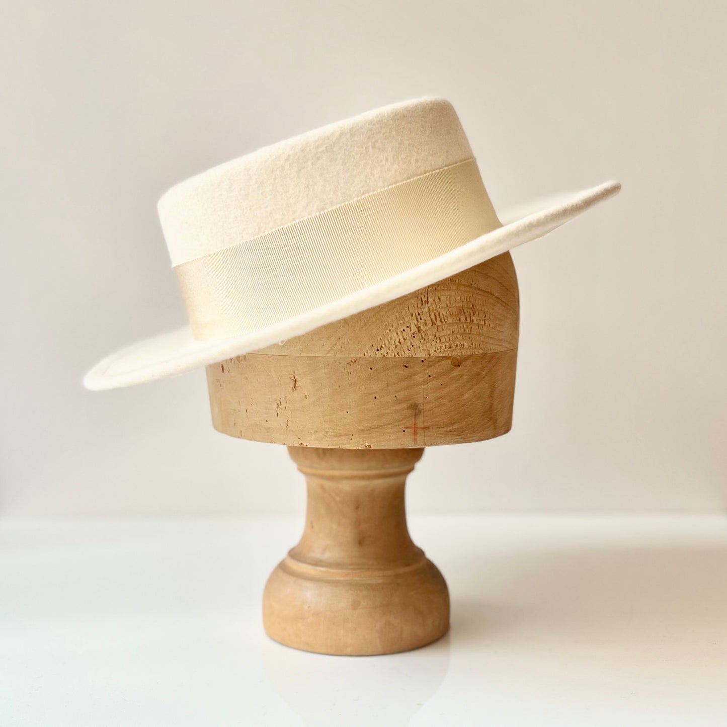 Canotier Jeanette Ivoire