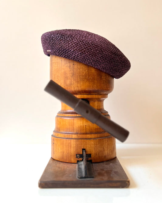 Béret Madeleine violet