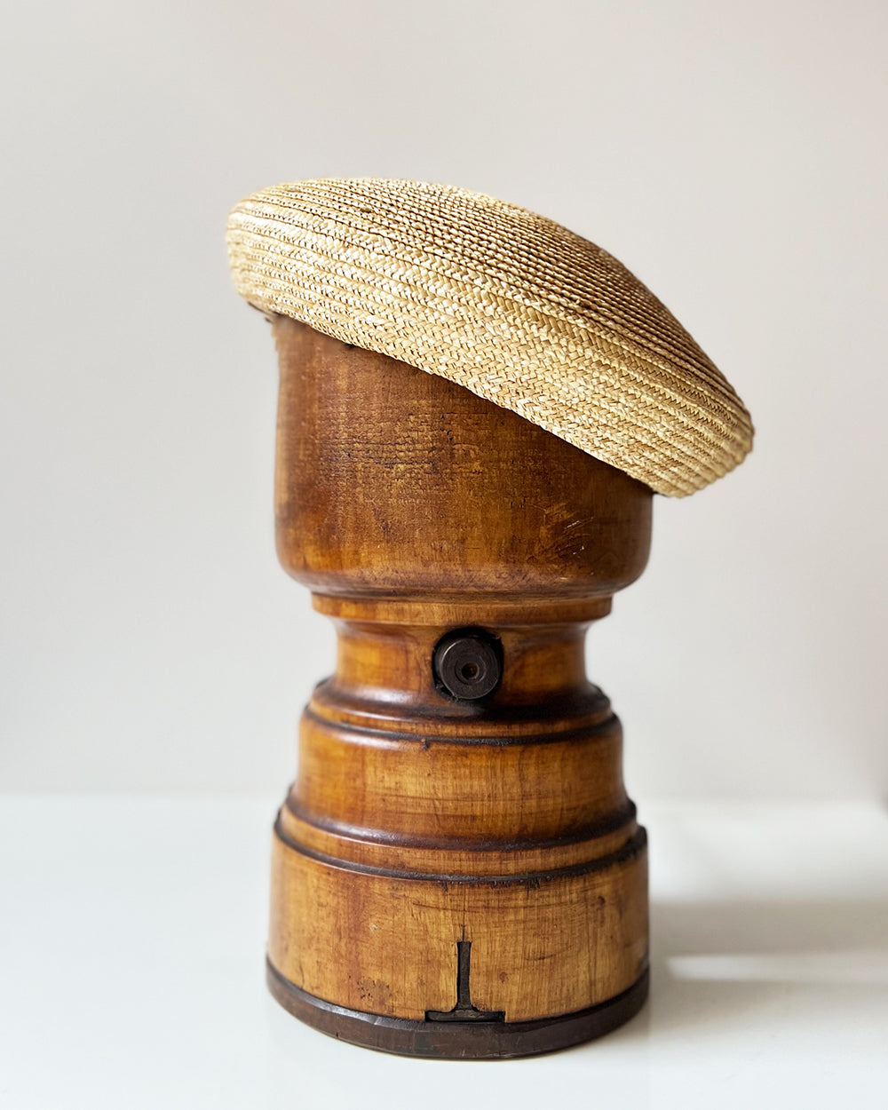 Béret Madeleine paille cousue
