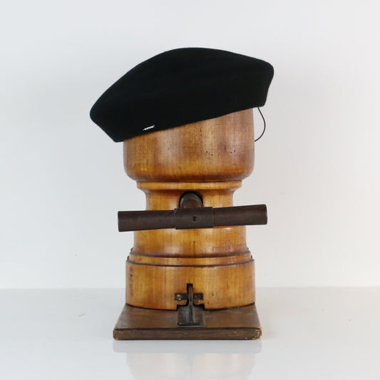 Béret Madeleine feutre Noir