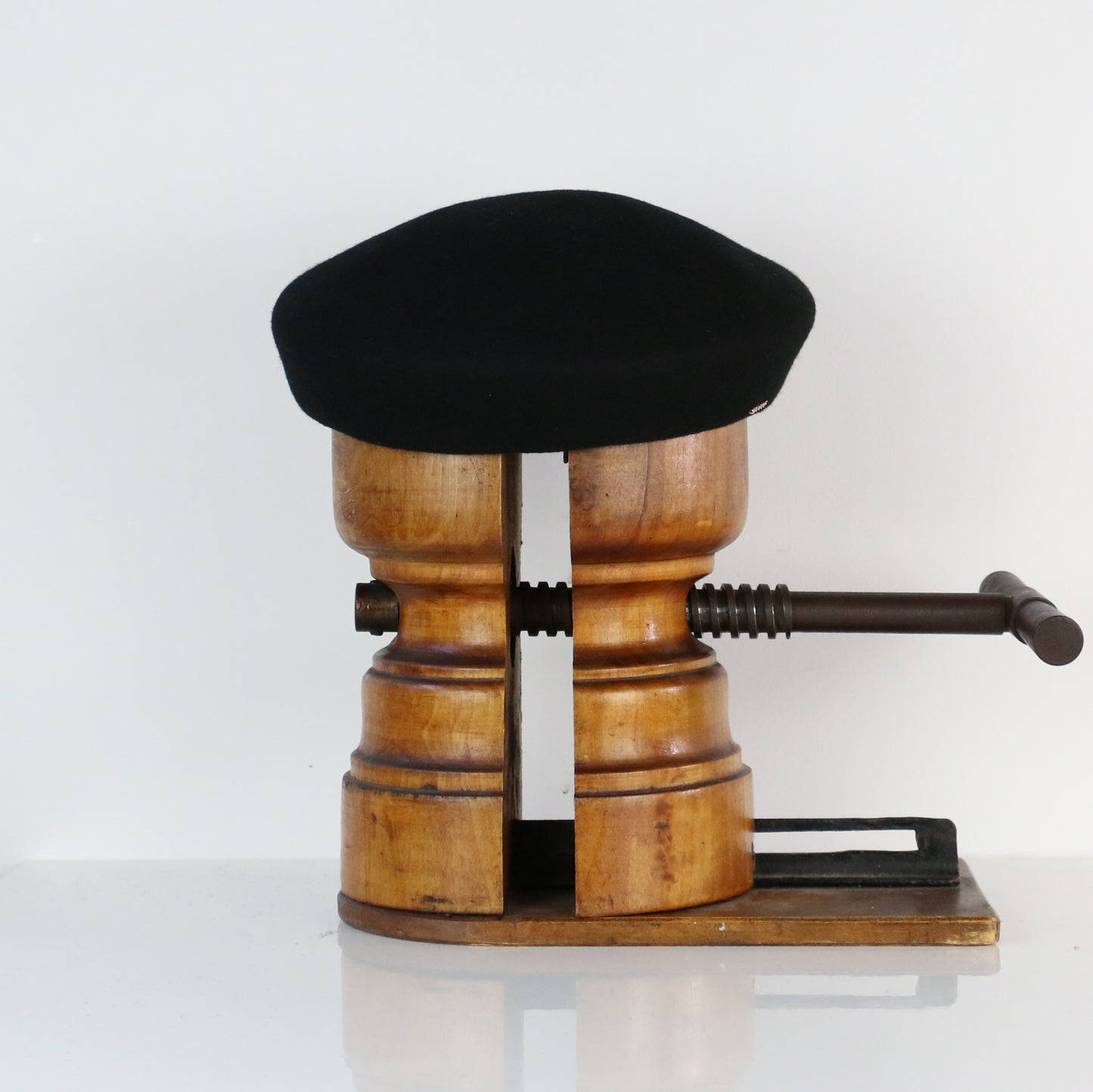 Béret Madeleine feutre Noir