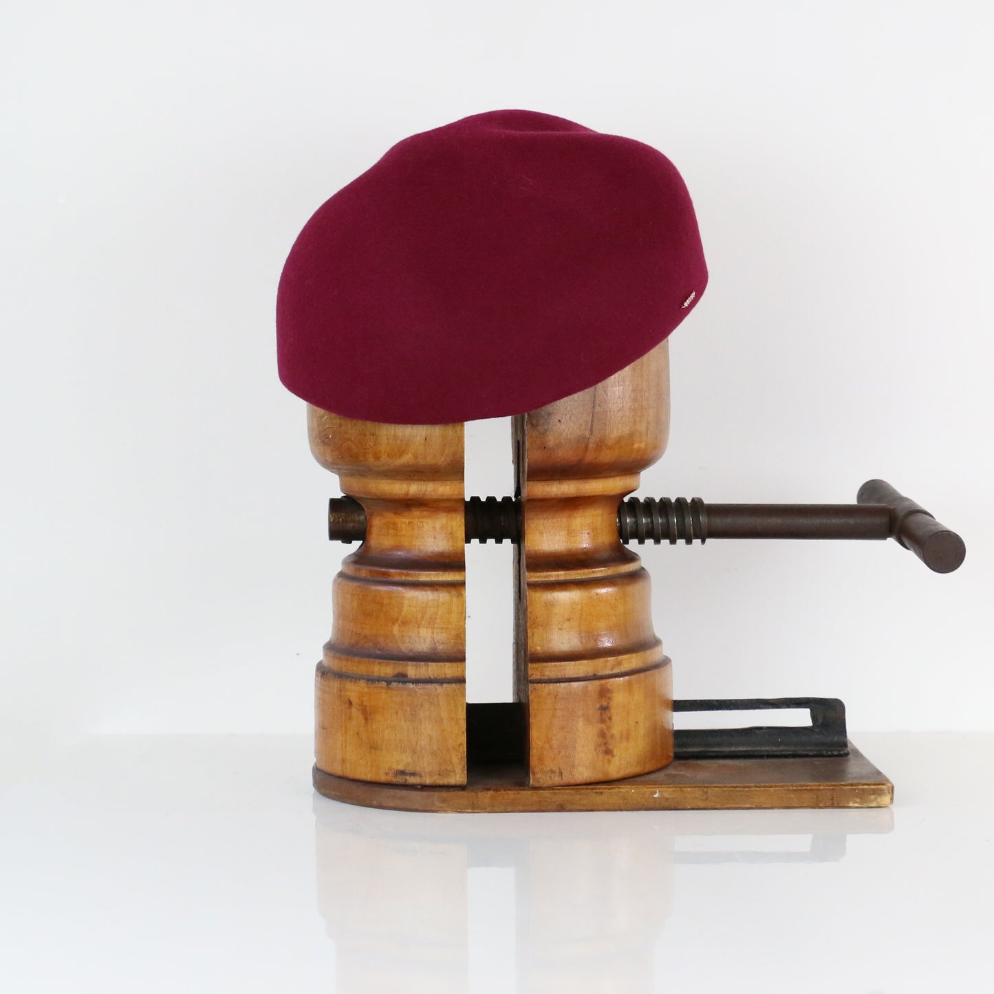 Béret Paris bordeaux framboise