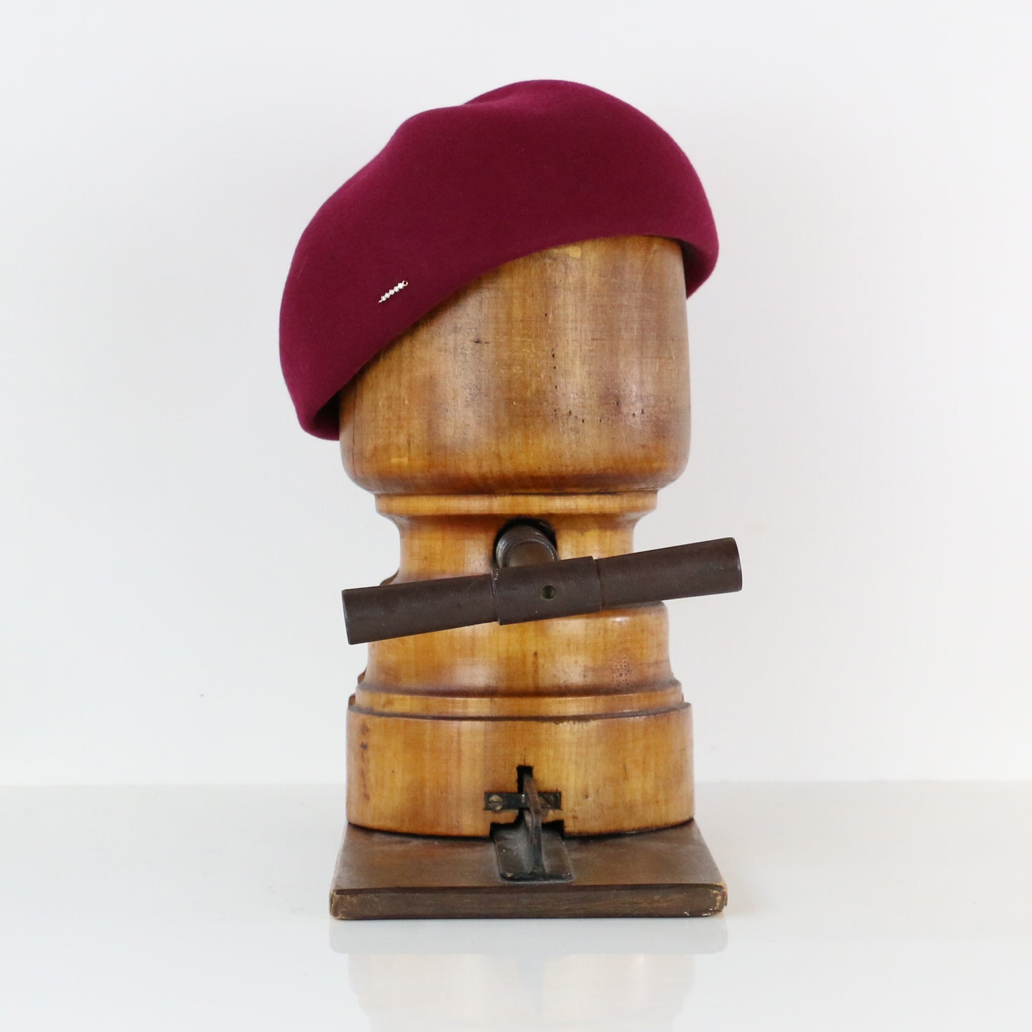 Béret Paris bordeaux framboise