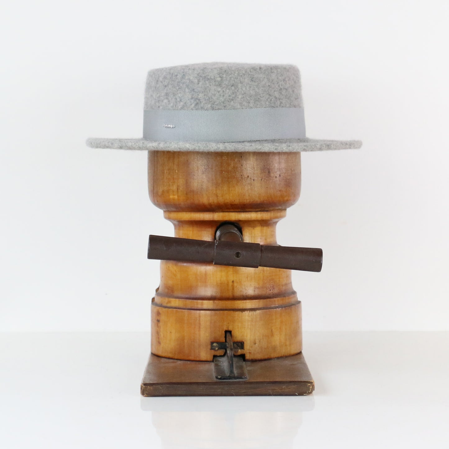 Canotier Jeanette Gris chiné clair