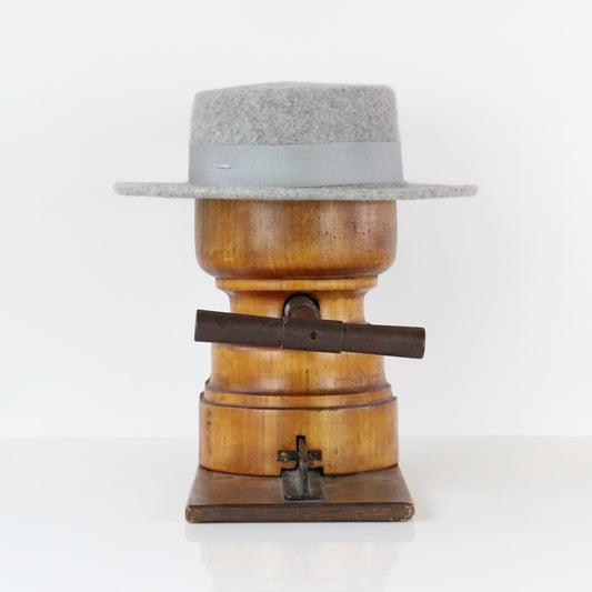 Canotier Jeanette Gris chiné clair