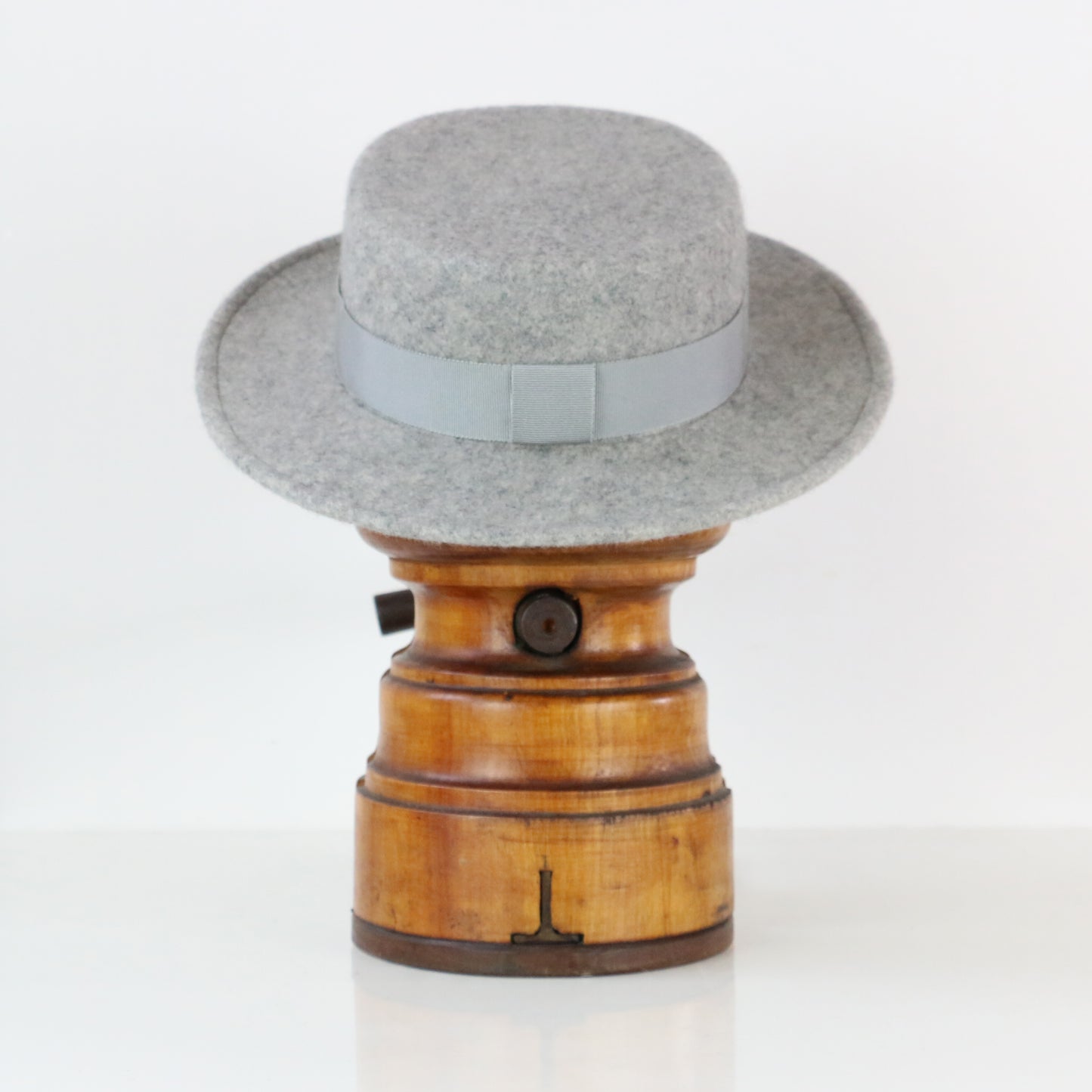 Canotier Jeanette Gris chiné clair