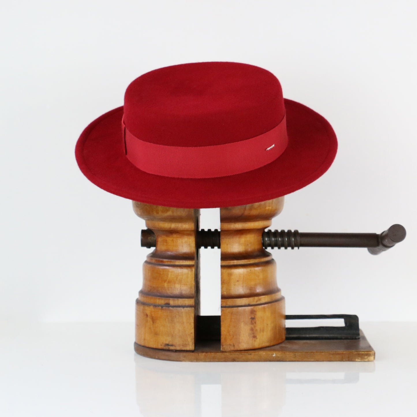 Canotier Jeanette Rouge