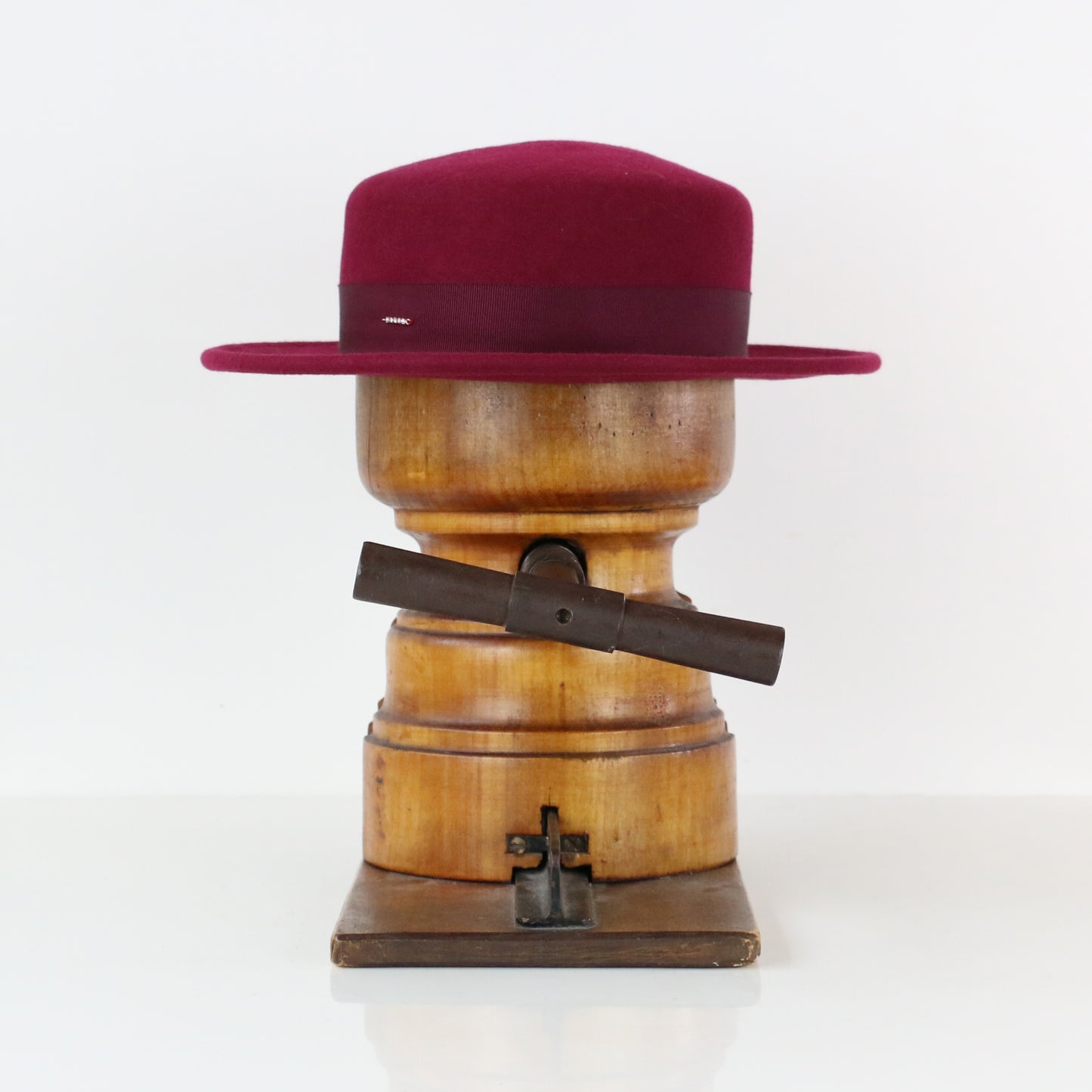 Canotier Yvette Bordeaux Framboise