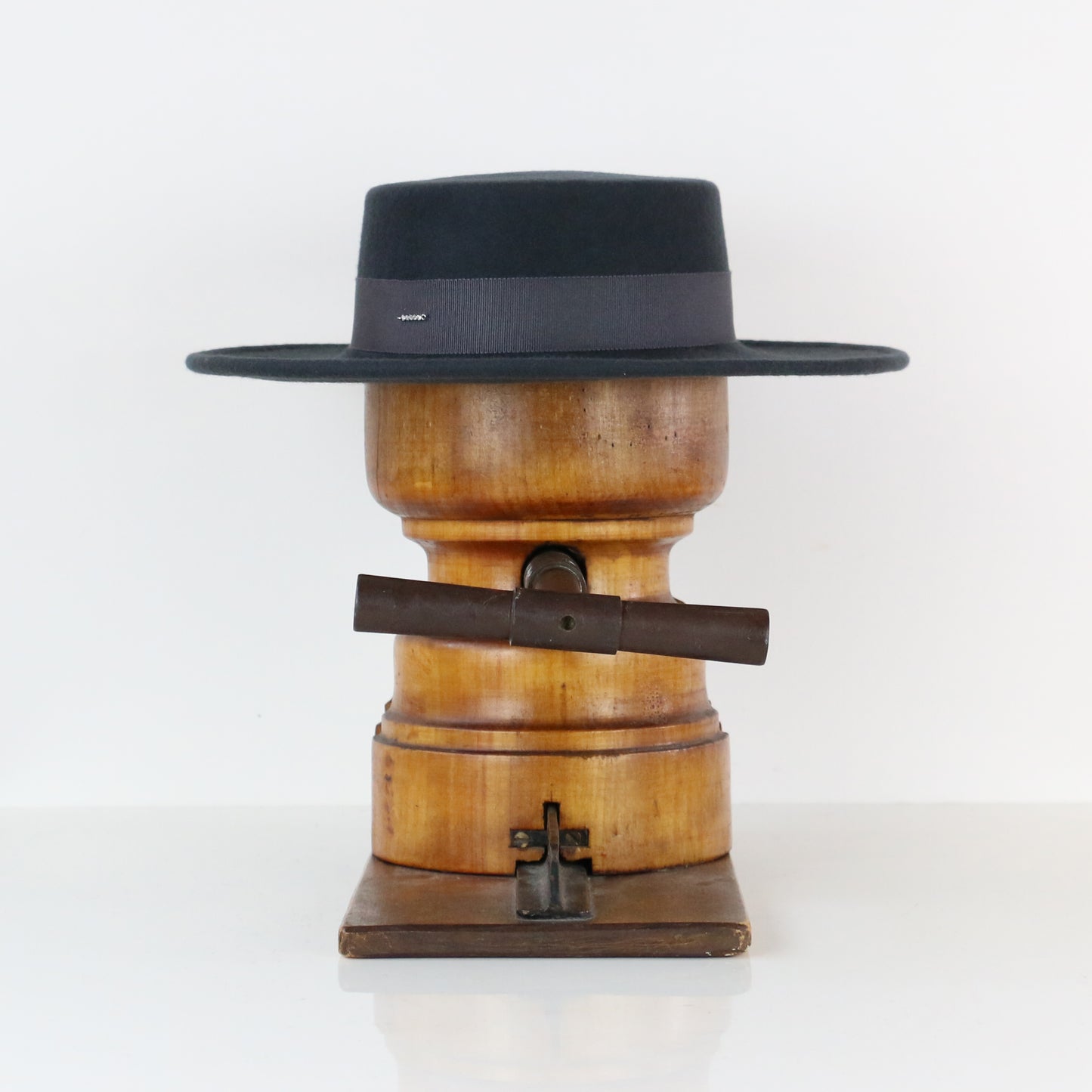 Canotier Jeanine Gris anthracite