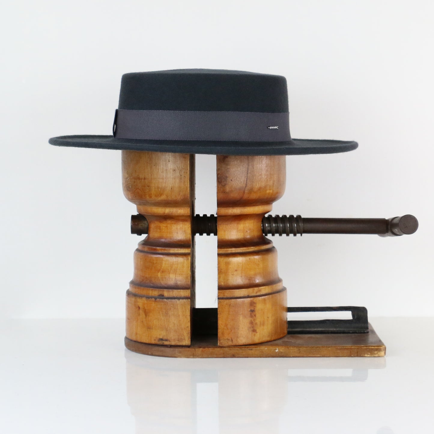 Canotier Jeanine Gris anthracite