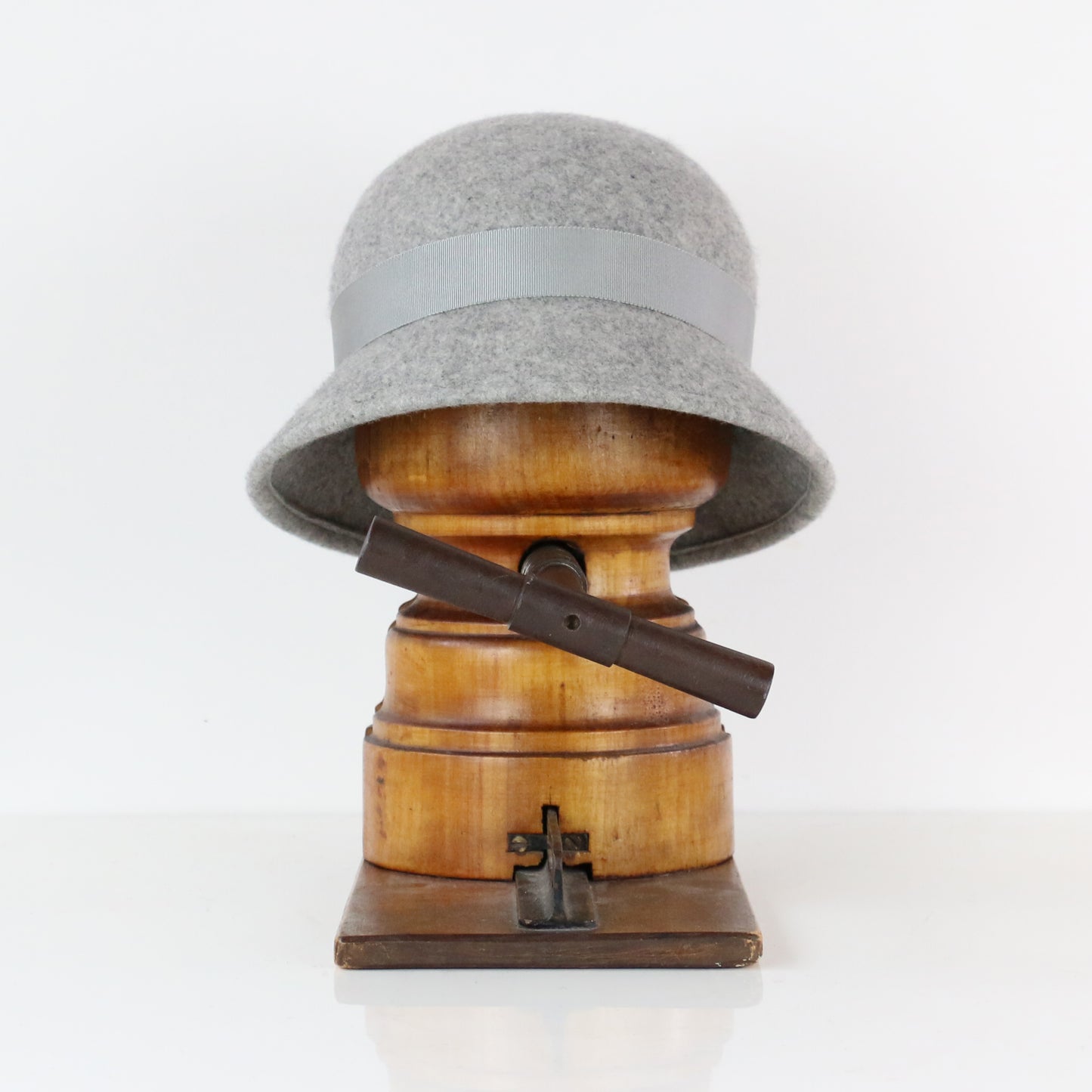 Chapeau cloche Lisette Gris chiné clair