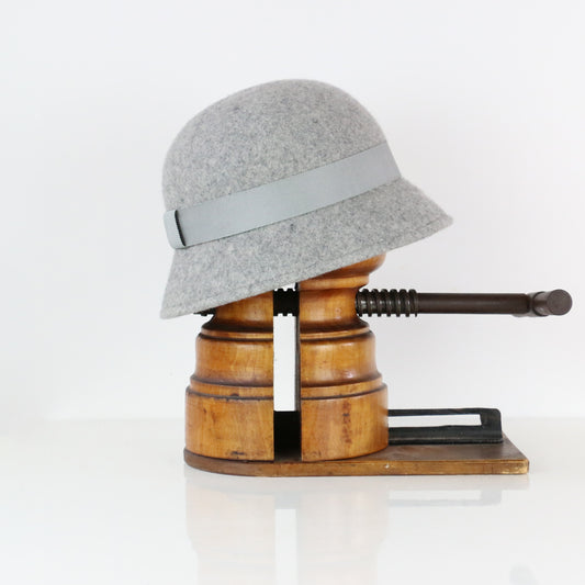 Chapeau cloche Lisette Gris chiné clair