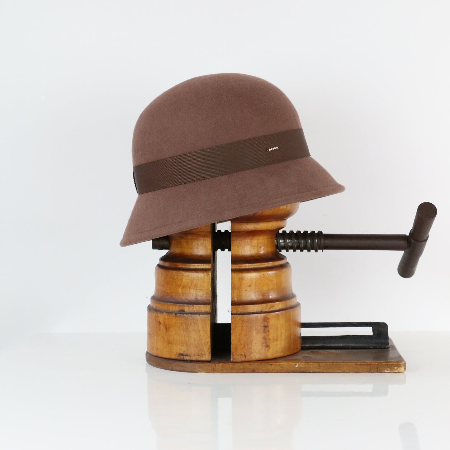 Chapeau cloche Lisette Marron glacé