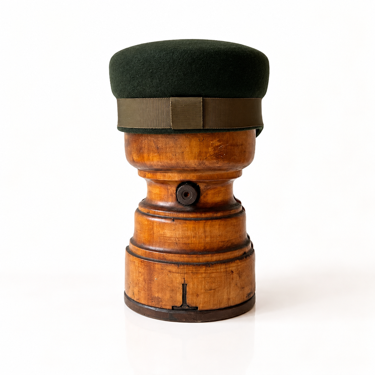 Casquette Martine courte Vert Kaki foncé