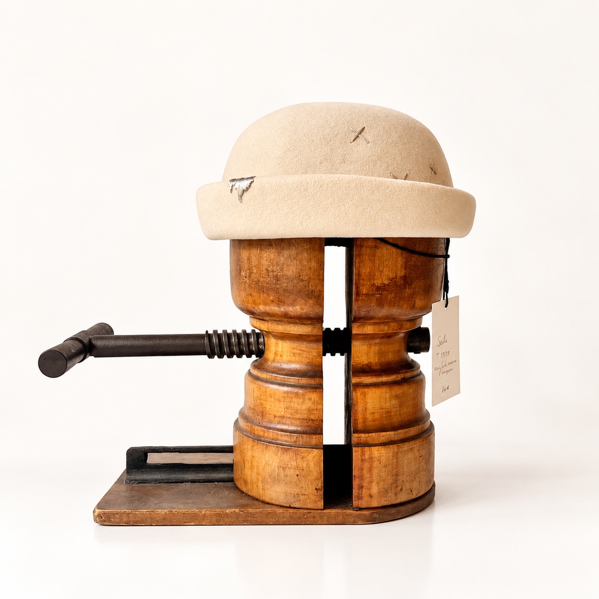 Chapeau Sacha beige Crème brodé