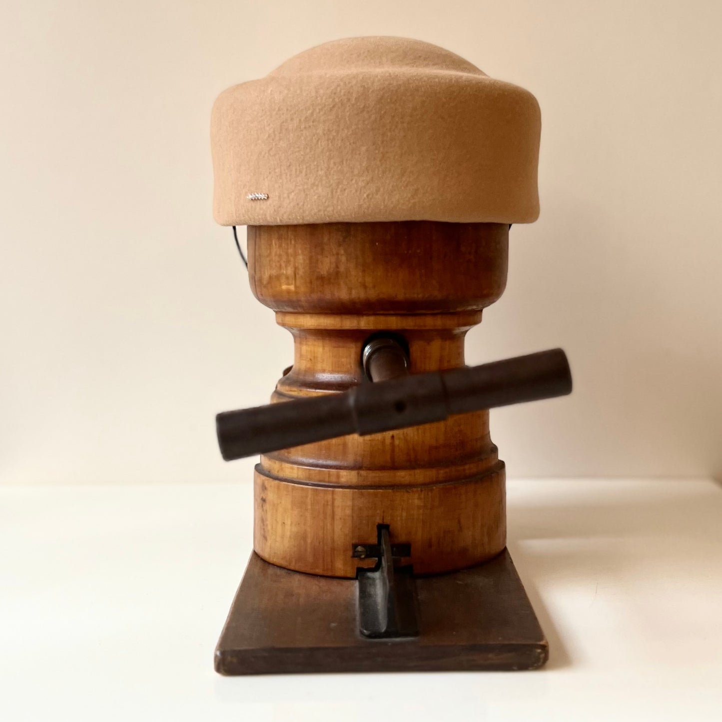 Chapeau Toque Kennedy Feutre Camel